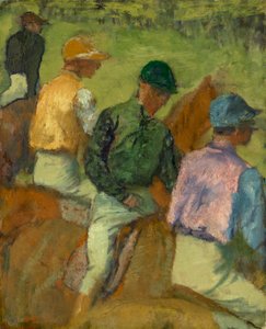 Vier Jockeys