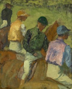 Vier jockeys, 1889