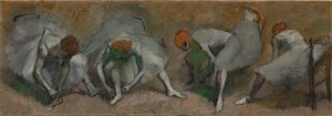 Fries van dansers, ca. 1895 door Edgar Degas