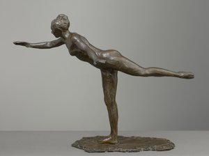 Grote Arabesque, tweede keer, gemodelleerd ca. 1880s, gegoten 1919-21 door Edgar Degas