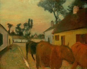 Thuiskomst van de kudde door Edgar Degas