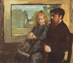 Henri Rouart en zijn dochter Helene, 1871-72