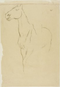 Paard Draaide Driekwart door Edgar Degas