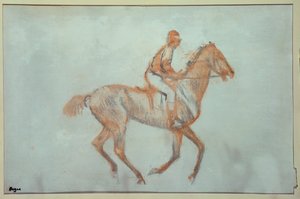 Jockey in Galop, ca. 1881