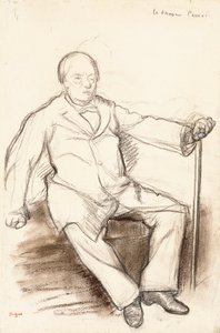 Jules Perrot, studie voor De Danser Perrot, zittend, c.1880