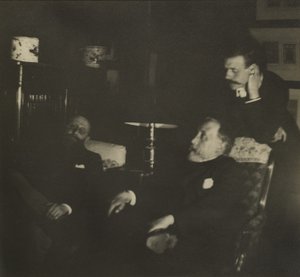 Jules Taschereau, Edgar Degas en Jacques-Emile Blanche, december 1895
