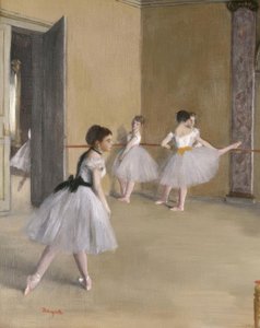 De dansfoyer in de Opera van de rue Le Peletier