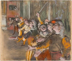 Les Choristes door Edgar Degas