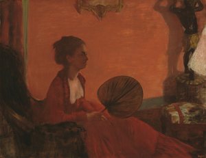 Madame Camus door Edgar Degas