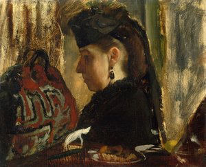 Mademoiselle Marie Dihau door Edgar Degas