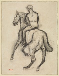 Man te paard, ca. 1888