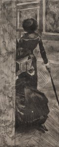 Mary Cassatt in het Louvre: De schilderijengalerij door Edgar Degas