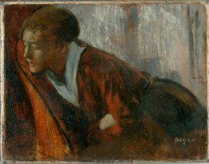Melancholie door Edgar Degas