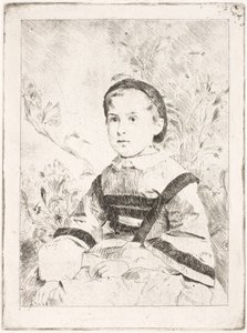 Mlle Nathalie Wolkonska door Edgar Degas