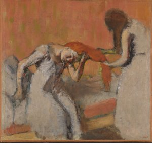 Ochtendtoilet door Edgar Degas