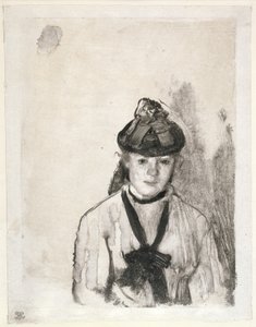 Portret van Ellen Andrée door Edgar Degas