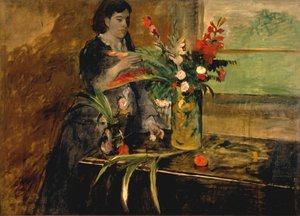 Portret van Estelle Musson Degas, 1872