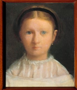 Portret van Giovanna Bellelli (geboren in 1848) genaamd Nini, nicht van de latere kunstenaar Markiezin Ferdinando Lignola door Edgar Degas