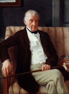 Portret van Hilaire de Gas, grootvader van de kunstenaar, 1857 door Edgar Degas