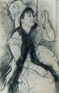 Portret van Madame X, 19e eeuw door Edgar Degas