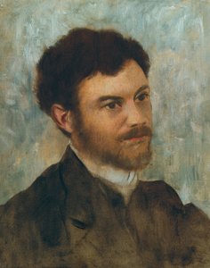 Portret van een Man, ca. 1868-1872 door Edgar Degas