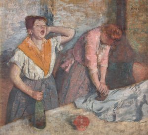 De strijksters door Edgar Degas