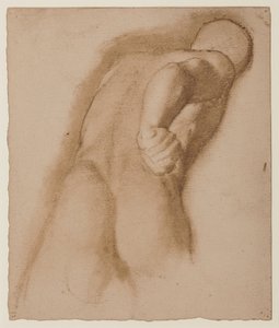 Studie naar Agasias van Efeze, "Gladiator Borghese", ca. 1855