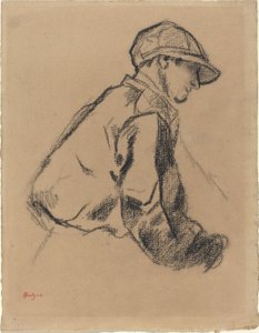 Studie van een jockey, ca.1884