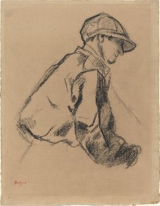 Studie van een Jockey