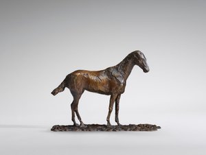 Studie van een Mustang door Edgar Degas