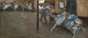 De Balletrepetitie, ca. 1891 door Edgar Degas