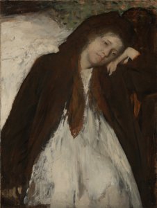 De herstellende, ca.1872-januari 1887 (Olieverf op doek) door Edgar Degas