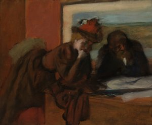 Het gesprek door Edgar Degas