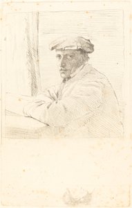 De graveur Joseph Tourny door Edgar Degas