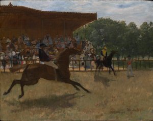 De Valse Start door Edgar Degas