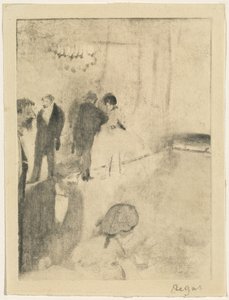 De Groene Kamer door Edgar Degas
