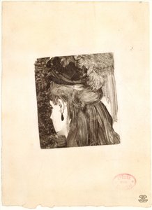 De jet oorbel, 1876-77 door Edgar Degas