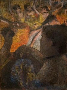 De Loge. 1885. door Edgar Degas