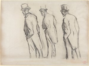 Drie Studies van Ludovic Halévy Staand