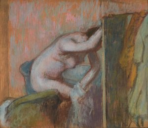 Toilet na het bad, ca. 1888