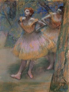 Twee dansers door Edgar Degas