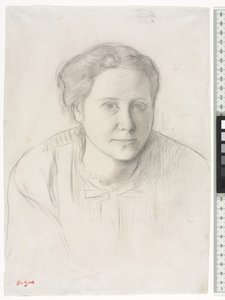 Victoria Dubourg, ca. 1866 door Edgar Degas