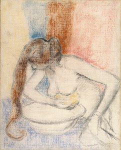 Vrouw die baadt, ca. 1897