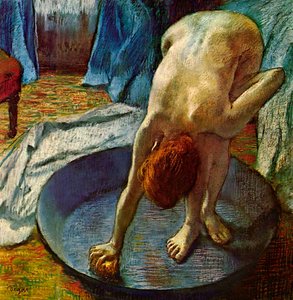 Vrouw in een bad, 1886