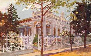 Vilino Nair, residentie van admiraal Baron de Teffé von Hoonholtz, Petropolis, 1914 door Edgar L. Pattison