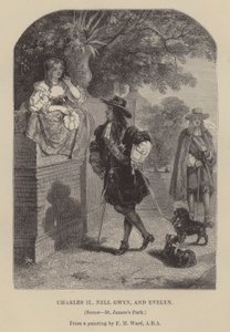 Karel II, Nell Gwyn, en Evelyn, St James