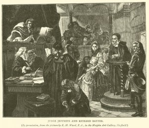 Rechter Jeffreys en Richard Baxter door Edgar Melville Ward