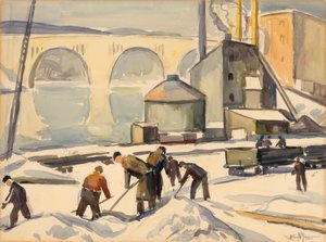 C.W.A. Werker bij Key Bridge, n.d.
