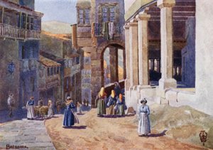 Noord-Spanje: Betanzos, een galerijstraat door Edgar T. A. Wigram