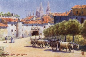 Noord-Spanje: Burgos, Arco San Martin door Edgar T. A. Wigram